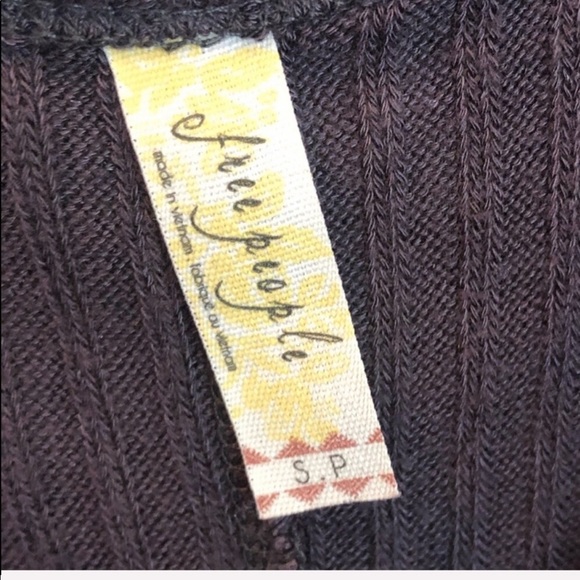 FREE PEOPLE   / Striped Drippy Thermal tunic top - Picture 5 of 6